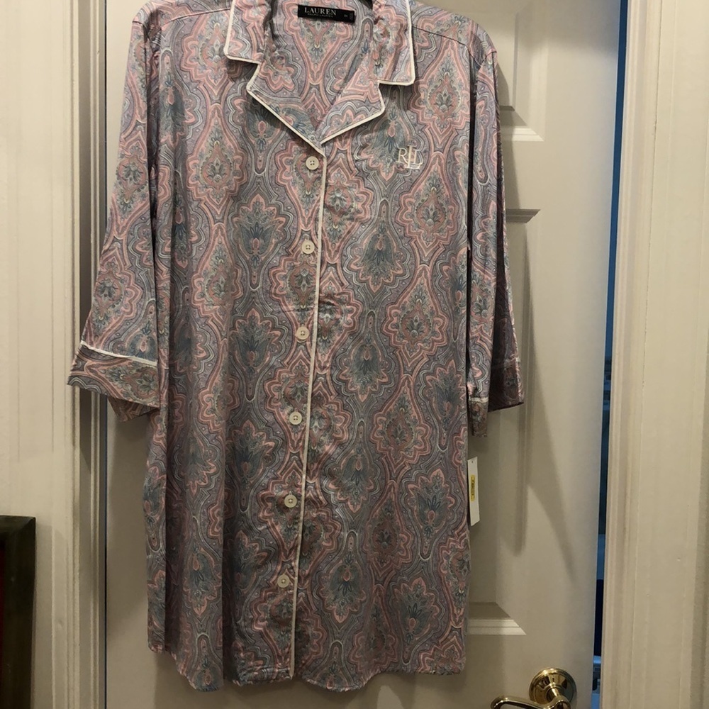 LAUREN (LRL) SLEEP SHIRT NWT sz 2X, 3X - Picture 4 of 9
